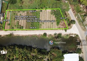 cần giuộc lô đất góc 2 mặt tiền cực đẹp view kênh cầu đen - giá chỉ 6,5 tỷ