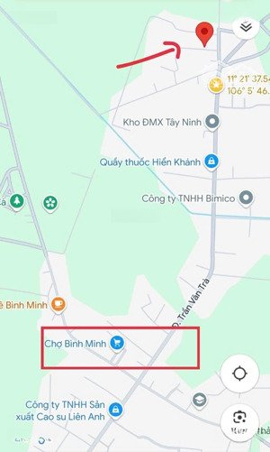 bán đất xã bình minh, tp tây ninh, tây ninh