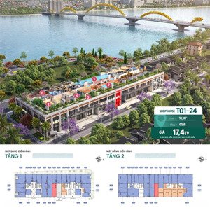 còn 1 căn shop khối đế ponte duy nhất, vốn bỏ ra 25%, hỗ trợ 0% lãi suất 24 tháng