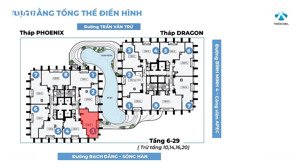 cần bán căn góc 2pn căn số 3, view cực chất tại landmark