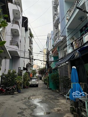 hẻm xe hơi đậu trong nhà - trung tâm hành chính bình thạnh ngay chợ cây quéo - 104m2 - 4 tầng - 11p