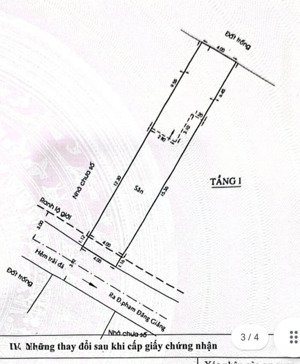 bán gấp nhà 4 x 23m cấp 4. hẻm 1/ đường phạm đăng giảng phường bình hưng hòa quận bình tân