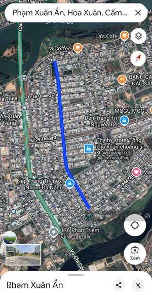 chính chủ gửi bán lô đất đẹp đường phạm xuân ẩn - hòa xuân, b1.100 sạch đẹp 5.1 ty tl