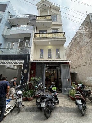 nhà phố 1 lửng 2 lầu 1 / hẻm nhựa 7m thông đường hiệp thành 13