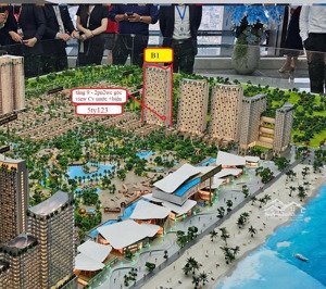 2pn2wc tòa b1, view sun world giá 5ty123 (75tr/m2) full csbh 17% dự án blanca city sun group