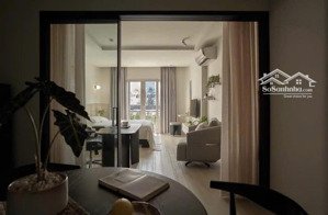 căn hộ studio/1pn decor siêu xinh tông màu sáng,nội thất hiện đại,ban công thoáng,đỗ oto thoải mái