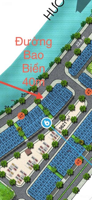 duy nhất một lô mặt biển bán ra giá 48tr/m quay đường bao biển hạ long 40m trước mặt