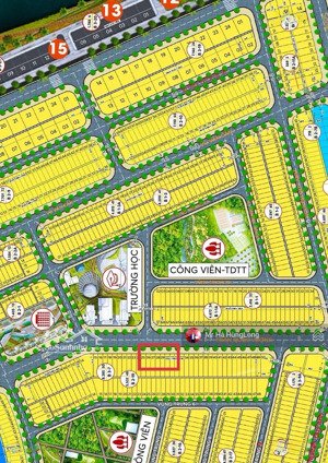 bán 3 lô đất liền kề đường trần quốc vượng, khu đô thị phú mỹ an, dt: 468m2