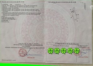 bán đất trục chính tân quang, tân định, khánh hòa