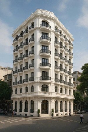 bán căn nhà hoa hậu sổ đỏ chính chủ mặt phố hoà mã 230m2 x 10 t , mt 12m , có 2 hầm , ct 500tr/thg