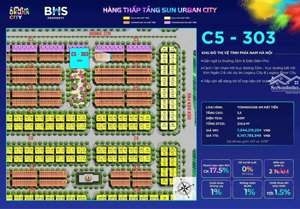 bán liền kề vị trí hot tại sun urban city