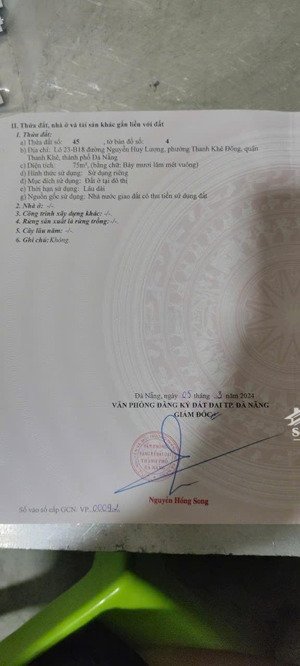 bán nhà mặt phố nguyễn huy lượng, 5,5 tỷ, 75m2, thanh khê đông, đà nẵng