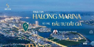 3 căn ngoại giao 2pn 2vs sky m hạ long, dt 72m2 view trực diện biển, giá full 2,5 tỷ, ck 17%