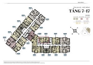 quỹ căn c-02, c-07, c-08 tháp đôi kepler land, 45.7 m2 và 67.8 m2 giá thỏa thuận