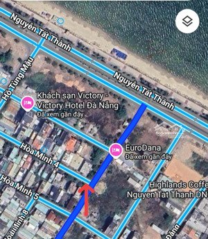lô góc 2 mặt tiền cách biển vài chục mét