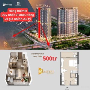 studio cuối cùng tầng 2x toà u38a nhỉnh 2,3 tỷ - vay vốn chỉ 500tr - vào trực tiếp cđt 