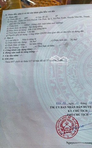 bán nhà tiềm năng đầu tư - 5x20m - có thu nhập sẵn - h. nhà bè