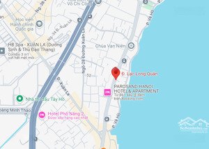 bán nhà sổ đỏ chính chủ mặt phố lạc long quân 2 mặt tiền trước sau, diện tích 168m2 x 2t, mt 6,8m