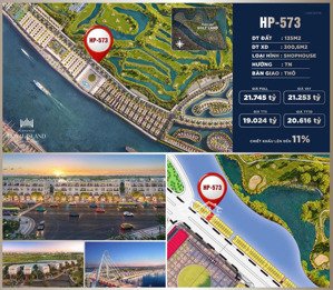 siêu phẩm shophouse view sông hp-573 tại vinhomes royal island