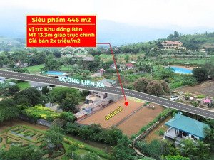 bán đất khu đồng bèn 451m² mặt tiền 13,5m, nở hậu sổ đỏ chính chủ, công chứng ngay