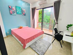 cho thuê căn hộ 1pn ban công, máy giặt riêng q1 gần đh mở, vòng xoay điện biên phủ, cầu thị nghè