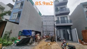 85m2 đất phường phước long xây tự do, 6 tỷ + xây được 4 tầng, dân cư đông, sát trạm metro