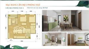 căn hộ 2pn trả trước 350tr, góp 5tr/tháng, nhận nhà full nội thất