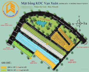 bán lô b diện tích 50.5m2 hẻm 99 dự án vạn xuân đường số 8, vị trí đối diện khuôn viên. 