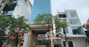 cho thuê góc 2 mt vị trí " vàng" tại trung tâm phố hoàng ngân, trung hòa dt 400mx8 tầng, mt 14m.