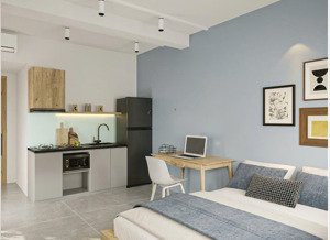 cho thuê căn hộ dịch vụ mới xây - tone mài nhẹ dễ decol - gần đh văn lang, iuh, hutech,..