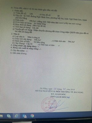 bán tòa 4 tầng kiệt ngũ hành sơn, mỹ an, ngũ hành sơn, đà nẵng