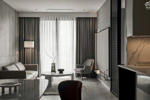 cho thuê căn 2pn +1 crest, đầy đủ nội thất decor, view quận 1, sông sài gòn và cầu ba son