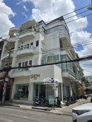 nhà cho thuê góc 2 mặt tiền hoàng dư khương dt: 8 x 15m, 3 lầu. lh: hẻm hông 6m