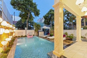 villa trung tâm phố cổ dt 271m2, 10p đang kinh doanh