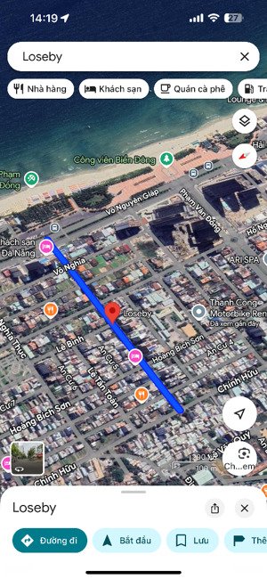 khách sạn 10 tầng góc 2 mặt tiền loseby, trục thông biển mỹ khê