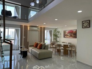 căn hộ duplex sàn 71m2 + lửng, 4pn 3wc sky garden, q7
