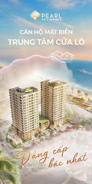bán căn hộ pearl residence cửa lò, giá ưu đãi 3,1 tỷ, 88m2, 3pn, 2wc, q.cửa lò, nghệ an