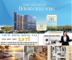 căn hộ the gió riverside view sông đối diện ga metro s2.01 căn 1pn, 2pn, 2pn+ góc 3 mặt thoáng !