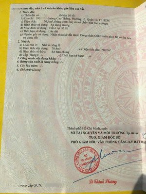 bán nhà cao thắng, q10, hcm, 9 tỷ, 70m2, giá tốt