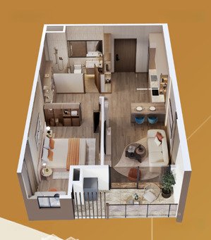 chỉ 540 triệu sở hữu ngay căn hộ 1 phòng ngủ cộng đông nam tại masteri trinity square ocean park 2