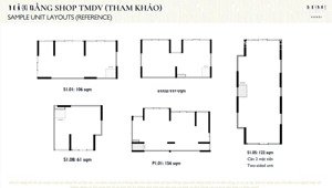 bán căn góc 3 mặt tiền shop lumi mặt đường 60m s101 diện tích 105.7m2 giá thỏa thuận lh: 