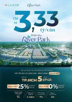 la home sở hữu ngay.vị trí vàng ,lk hcm.chủ đầu tư uy tín.tư vấn nhiệt tình ,chân thật 24/7