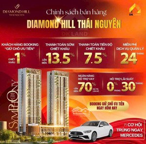 bv diamond hill thái nguyên - booking sớm nhận ưu đãi khủng