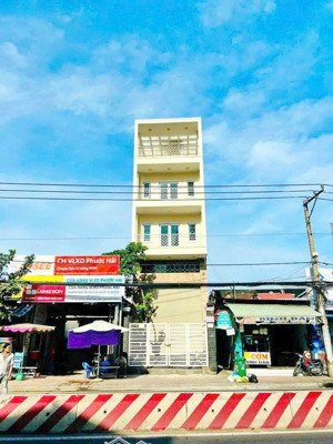 giảm sâu mặt tiền nhà 5m x 25m - 5 tầng đường huỳnh tấn phát, phường phú mỹ, quận 7