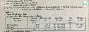 Cần bán xưởng KCN Tân Tạo, Bình Tân diện tích 4.200 m2 giá 70 tỷ.