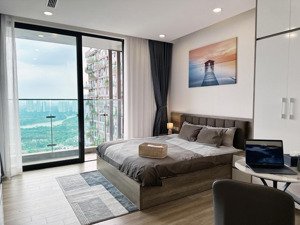 cho thuê căn studio ecopark view biệt thự đảo hướng đông nam, full nội thất
