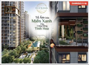 cđt gamuda land nhận booking dự án elysian - thanh toán 5% ký hđmb - miễn phí pql 5 năm