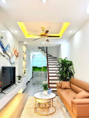nhà đẹp - gần phố đại từ hoàng mai giá 7.55 tỷ dt 40m2 4t mt 3.6m - lô góc - tặng full nội thất