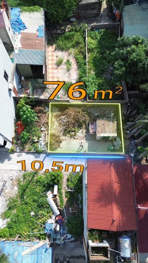 10m5 mặt tiền hàng hiếm tại đông anh 76m2 ngõ oto, giá rất hợp lý