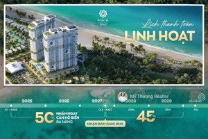 căn hộ biển maia resort hồ tràm - the grand giá 2,3tỷ thanh toán giãn 4 năm, chỉ với 50% nhận nhà